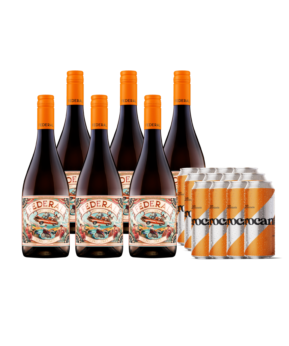PROMO VERANO! Federal (x6 bot.) Crocante (x12 latas)
