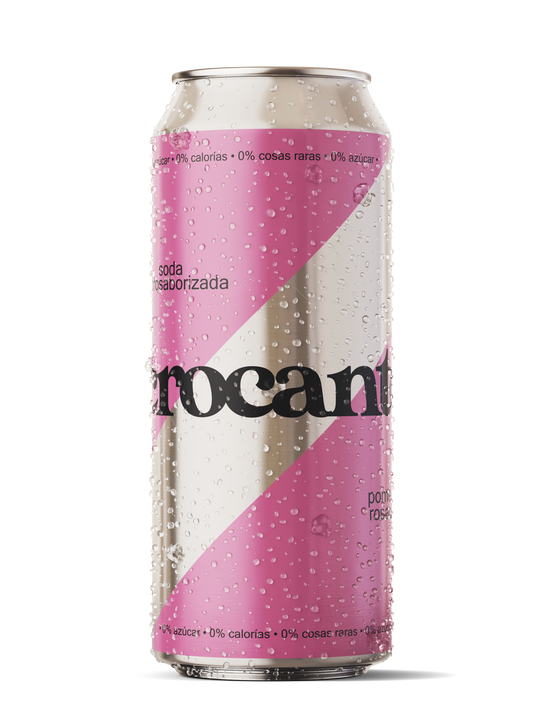 NUEVA soda crocante pomelo rosado x 12 latas 473cc