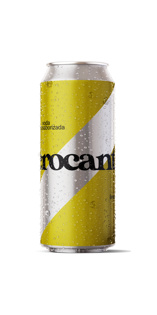 soda crocante limón x 12 latas 473cc