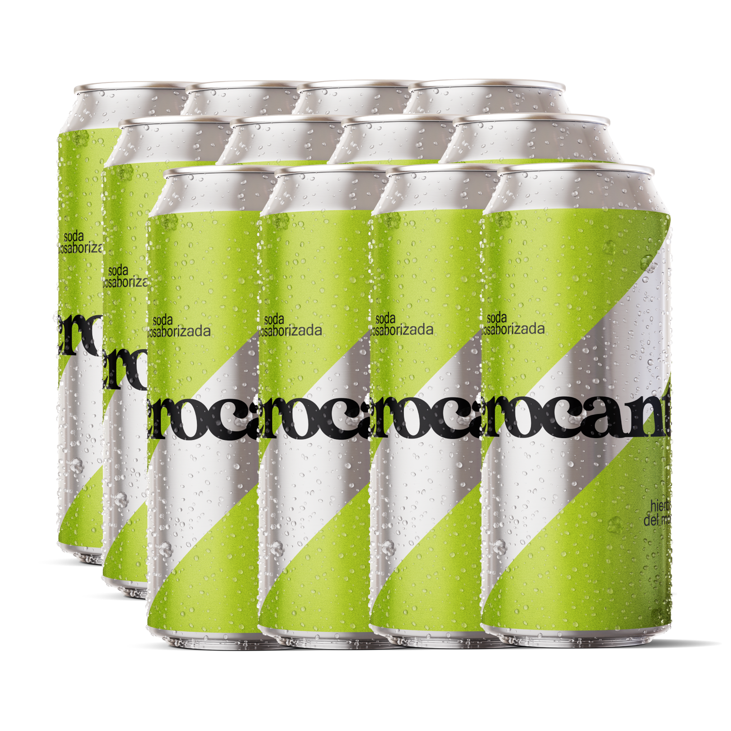 soda crocante hierbas del monte x 12 latas 473cc
