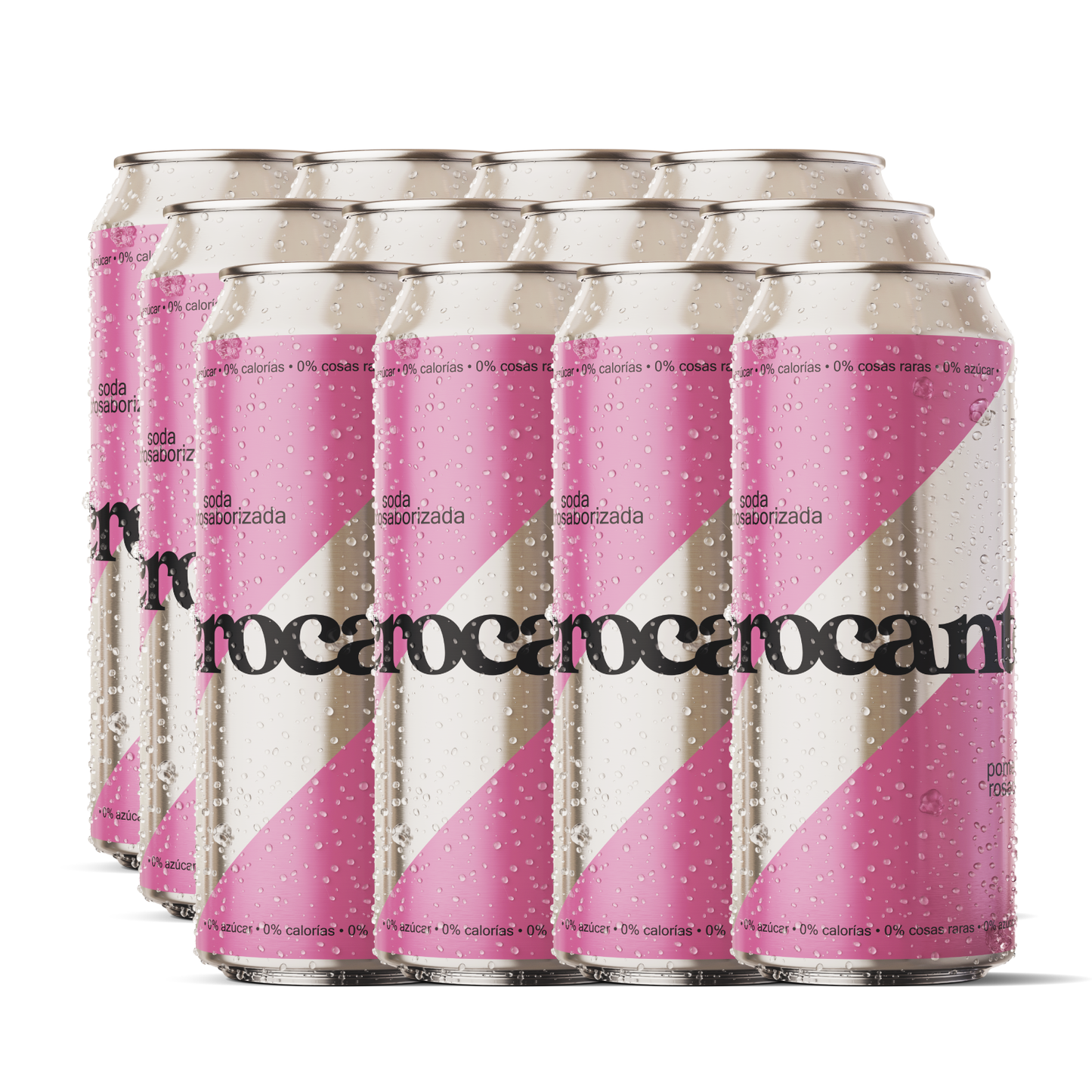 NUEVA soda crocante pomelo rosado x 12 latas 473cc